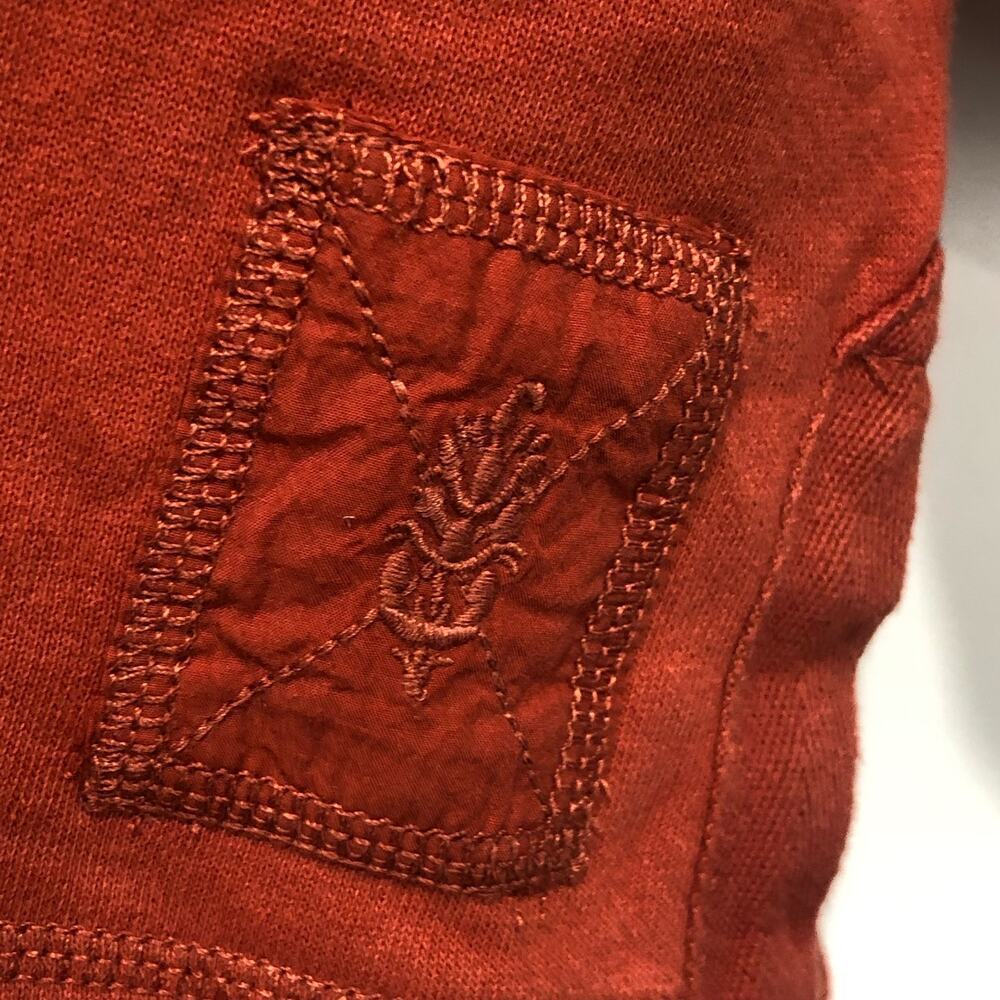 Free People Women's Freda Polo Tunic in Orange Combo Size S - Picture 4 of 10